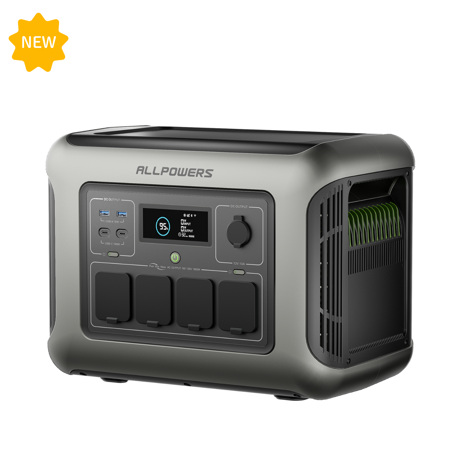 ALLPOWERSポータブル電源R1500LITE(1056Wh/1600W ALLPOWERSポータブル電源R1500LITE(1056Wh/1600W
