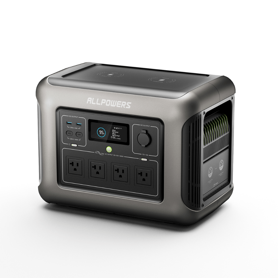 認定整備済製品】ALLPOWERS大容量ポータブル電源R1500(1152Wh/1800W 認定整備済製品】ALLPOWERS大容量ポータブル電源R1500(1152Wh/1800W