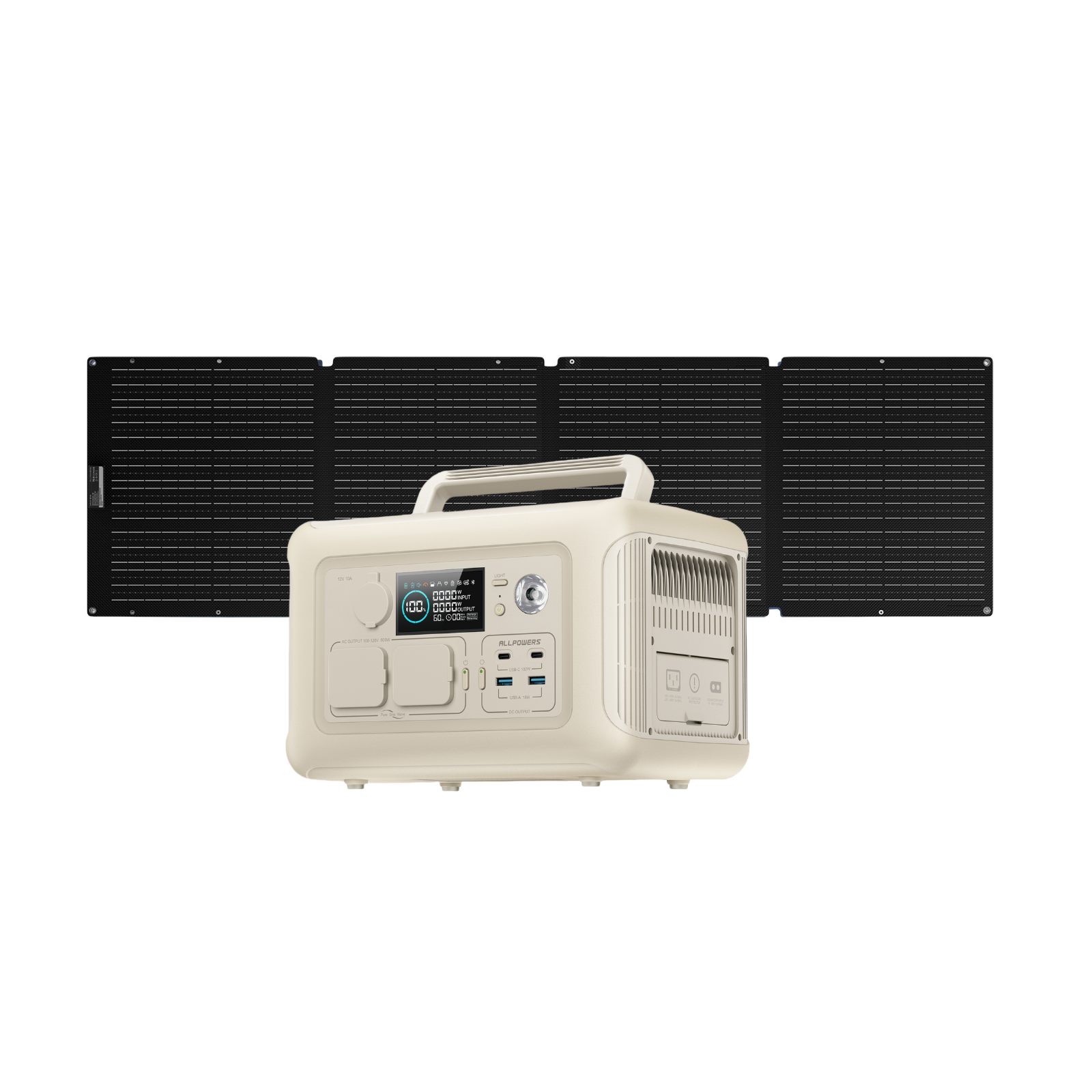 ALLPOWERS ポータブル電源R600 太陽光発電セット