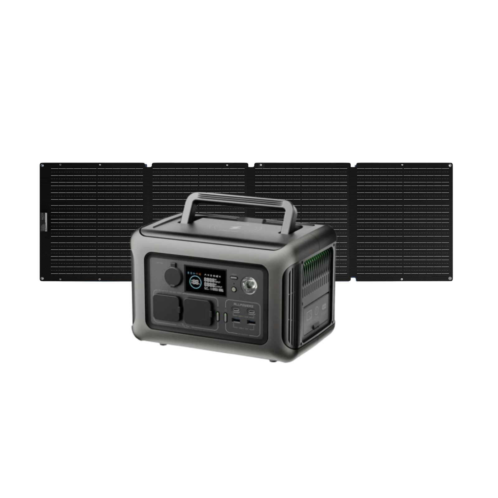ALLPOWERS ポータブル電源R600 太陽光発電セット