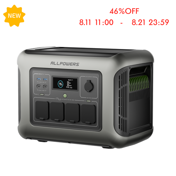 ALLPOWERSポータブル電源R1500LITE（1056Wh/1600Ｗ）