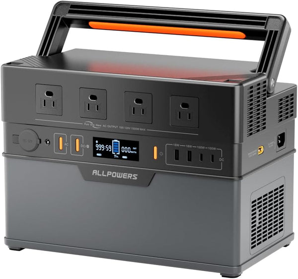 ALLPOWERS S1500 PLUS ポータブル電源 1092Wh/1500Wポータブル電源ALLPOWERS S1500 – ALLPOWERS公式サイト