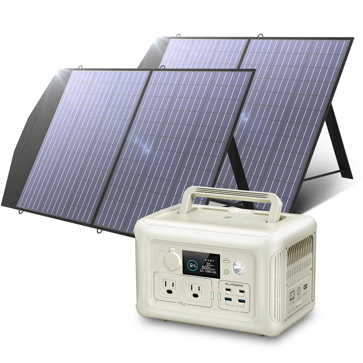 ALLPOWERS ポータブル電源R600 太陽光発電セット – ALLPOWERS ALLPOWERS ポータブル電源R600 太陽光発電セット – ALLPOWERS