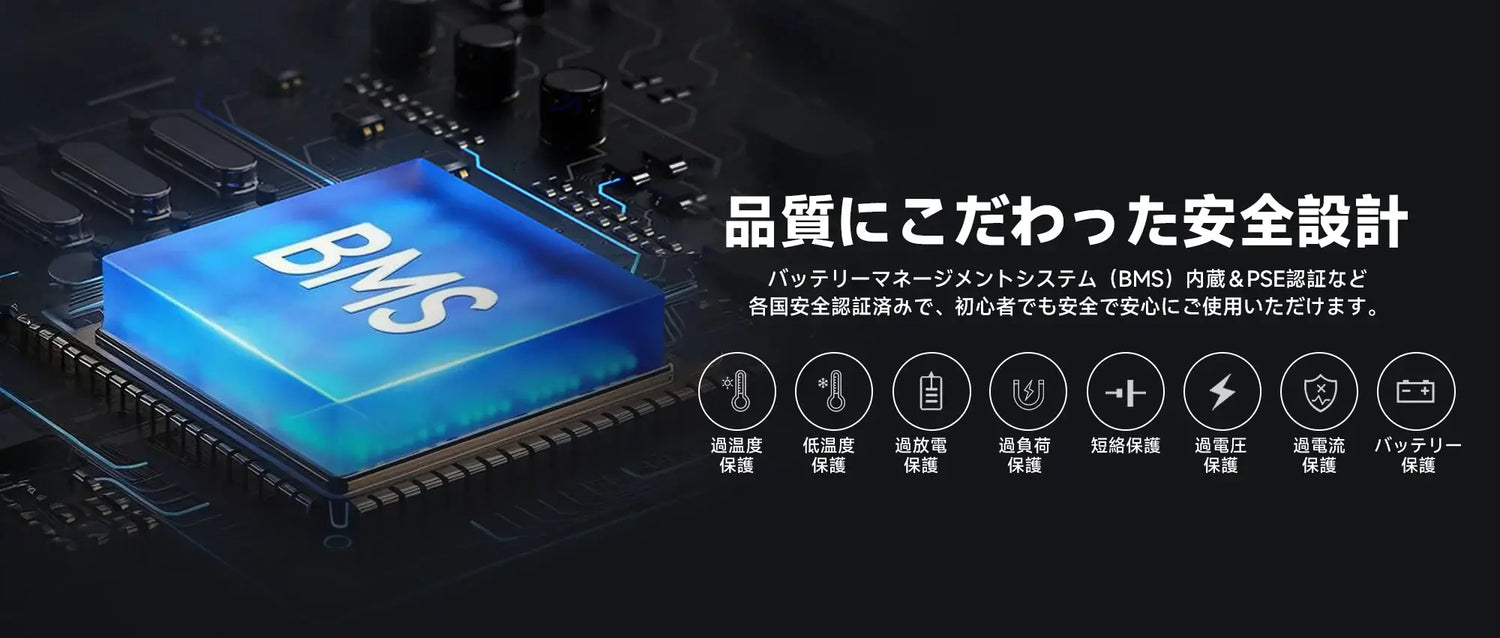 allpowers-ポータブル電源‐R1500‐安全性